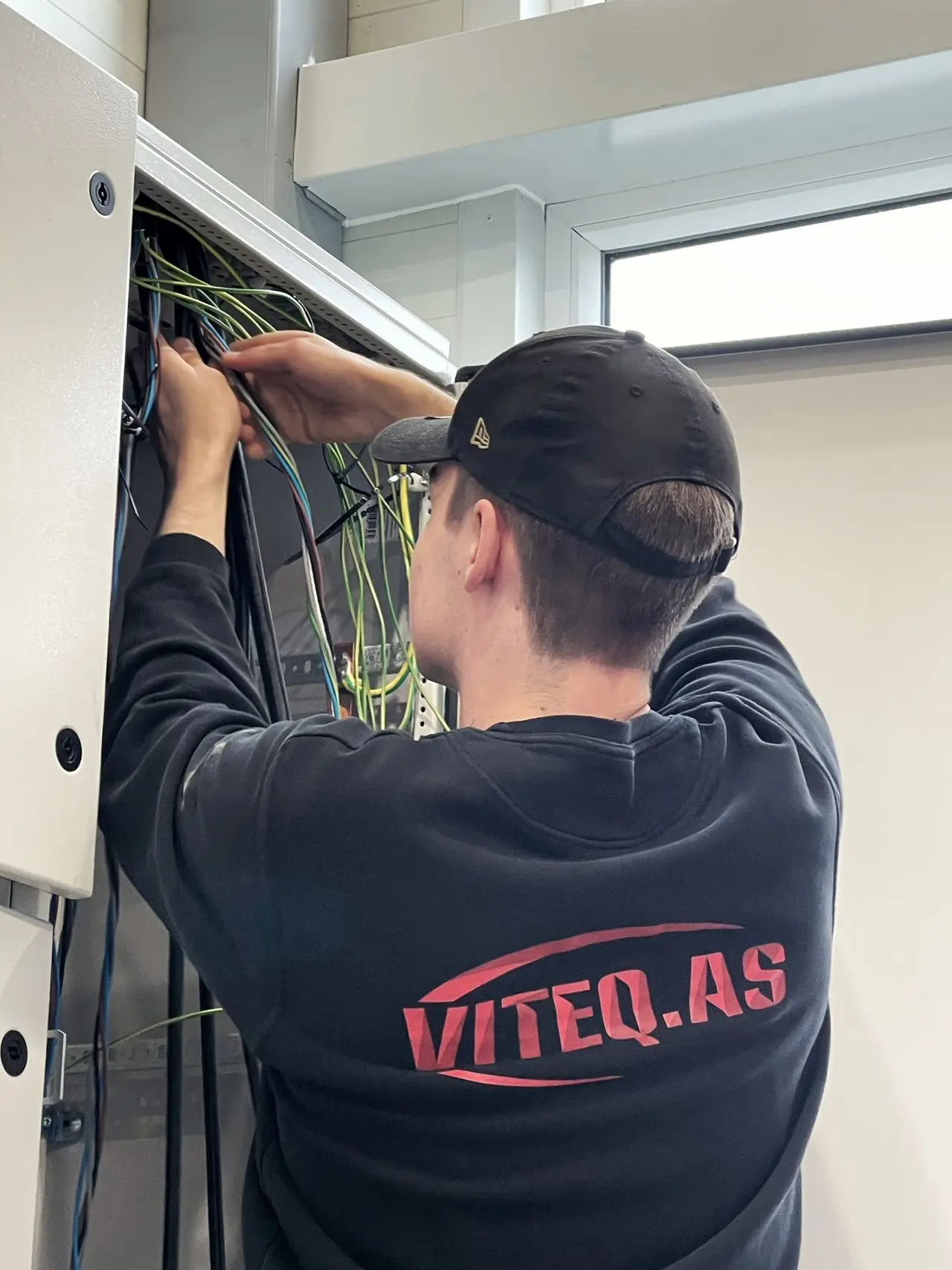 Viteq-ansatt i arbeid